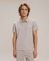 Polo Fit Relaxed Gris,GRIS CLARO